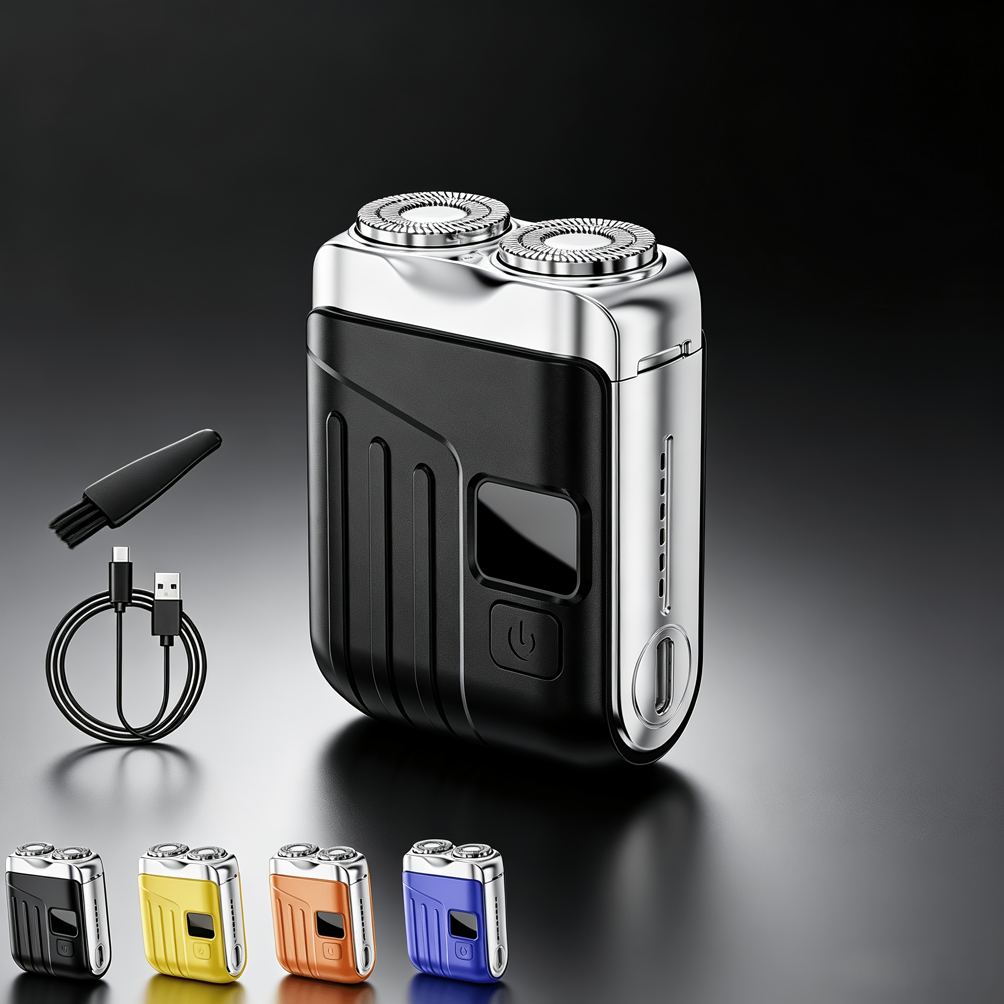 TEMU New Mini Electric Portable Floating Men's Electric Shaver, Compact Electric Shaver, Clean Shaving, Usb Charging, For Gift
