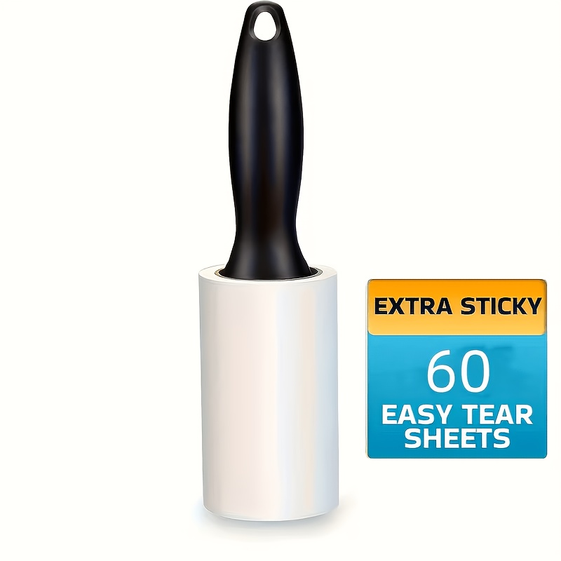 TEMU 60 Sheets X 2 Sold Separately/ 60 Sheets + 1 Roller/ 120 Sheets + 2 Rollers/ 240 Sheets + 1 Roller/ - Super Strong Suction Lint Roller - Ideal