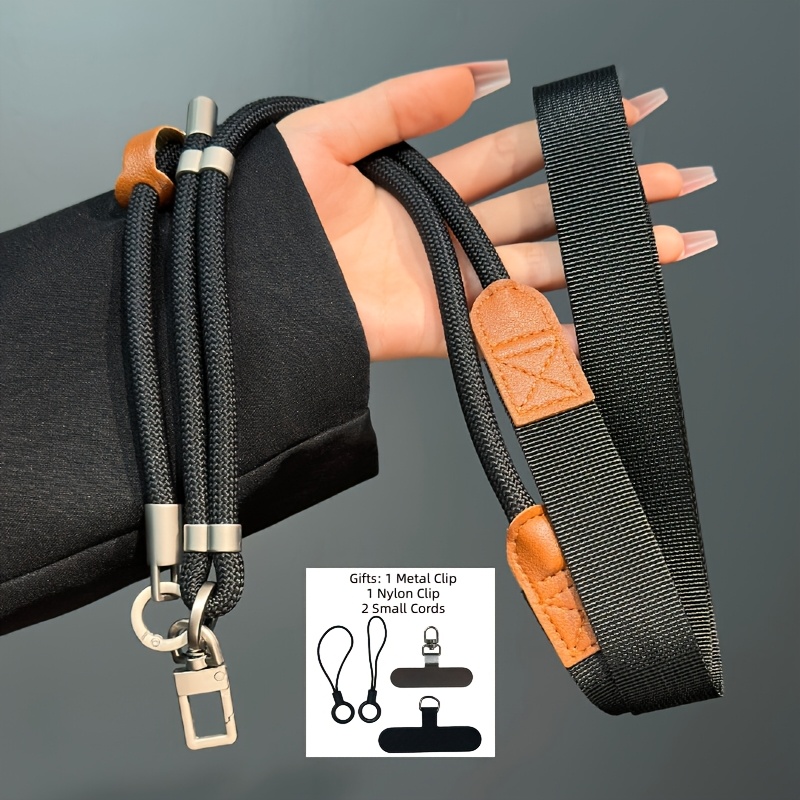 Upgraded Outdoor Mountaineering Phone Lanyard, Crossbody/shoulder Bag, Wide Version, Adjustable, Multi-functional, High-end, Durable Phone Cord