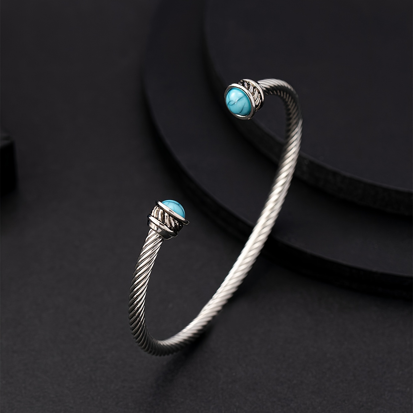 A Stylish And Sophisticated Vintage Open Bangle