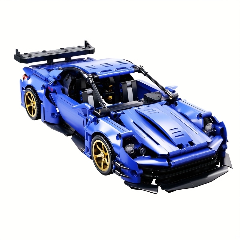 1211pcs Car Building Blocks Set, High Difficulty Assembly Bricks, Collectible Car Model, Home Bedroom Decoration, Perfect Gift For Birthday, Day, Halloween, Thanksgiving And Christmas