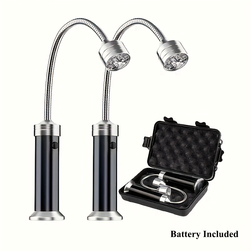 

2pcs Barbecue Grill Lights, Led Work Light With Magnetic Base, Super Bright Led Flashlight (battery Included), Gifts For Men Dad Adults Husband, Bbq Grill Accessories, Gifts For Men