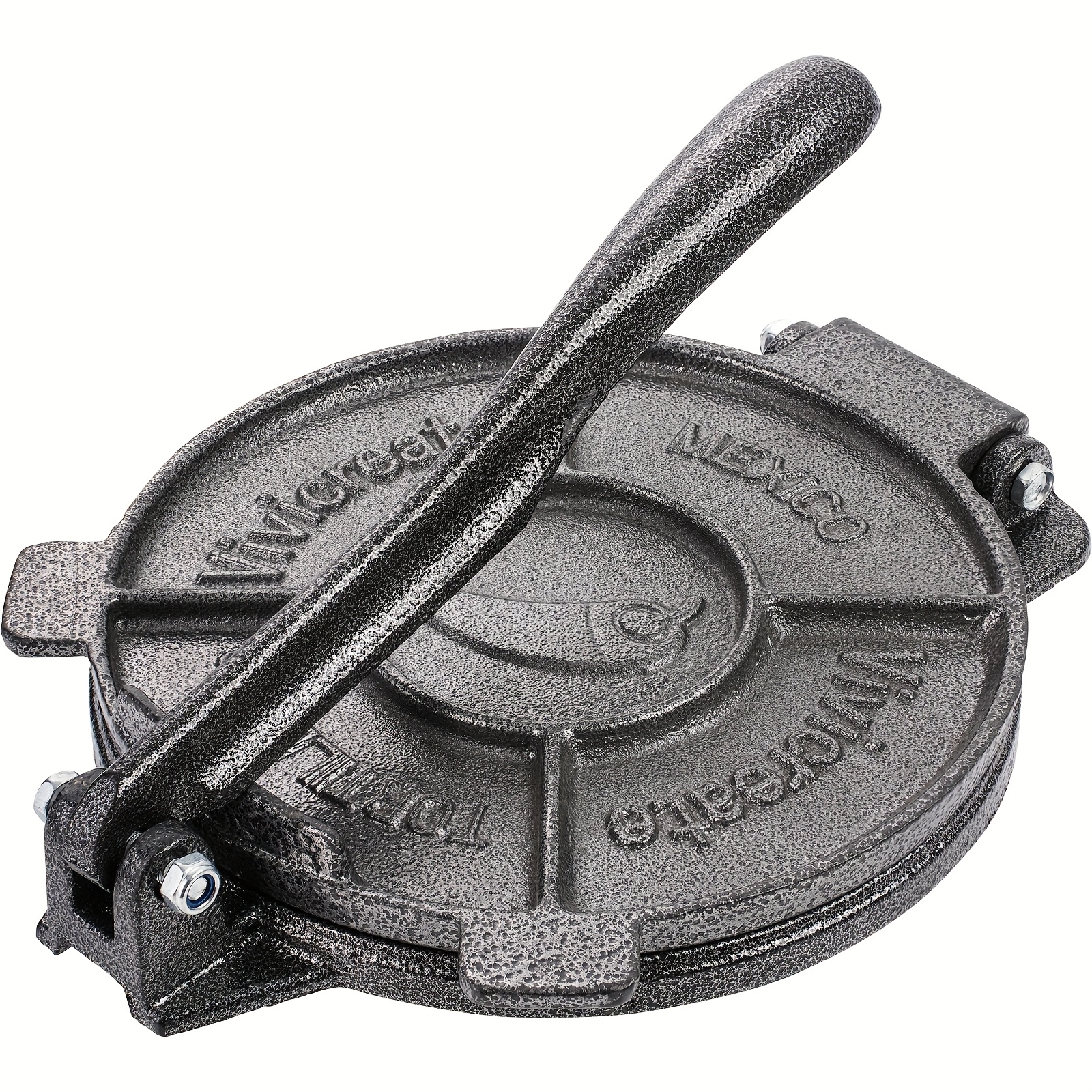   10 inch cast iron tortilla press heavy duty non electric tortilla maker for flour dough   quesadillas   duty quality for perfect    
