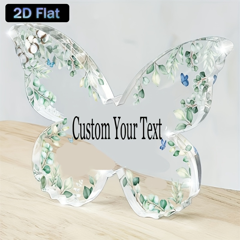 TEMU 2d Flat - Custom 2d Acrylic Decorations For Decor, Personalized Signs | Durable Composite Acrylic Signs That Are Make For A Great Home Gift And