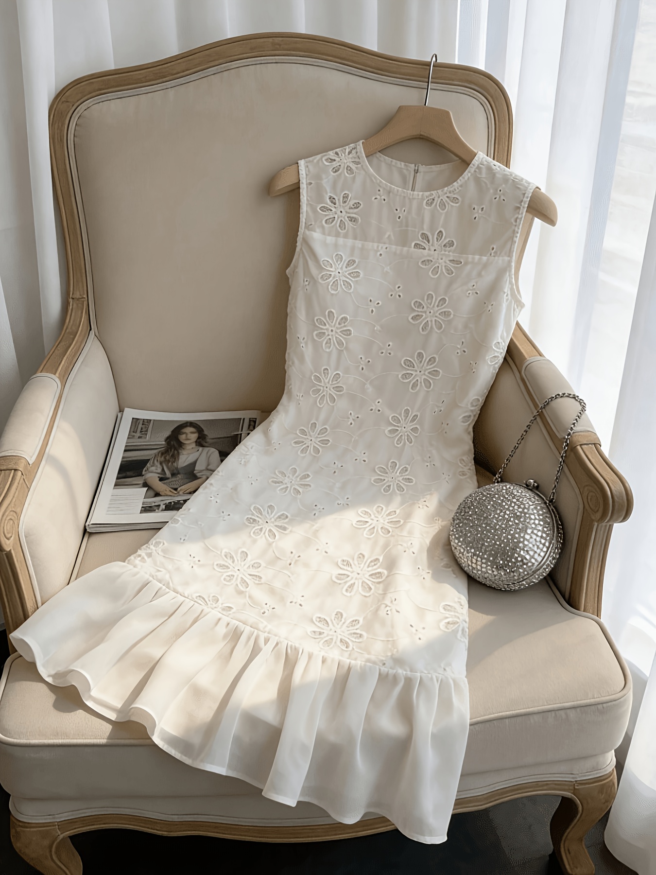 white christmas dresses 1930s Dress with Bolero D30-764 – EvaDress Patterns main image 0