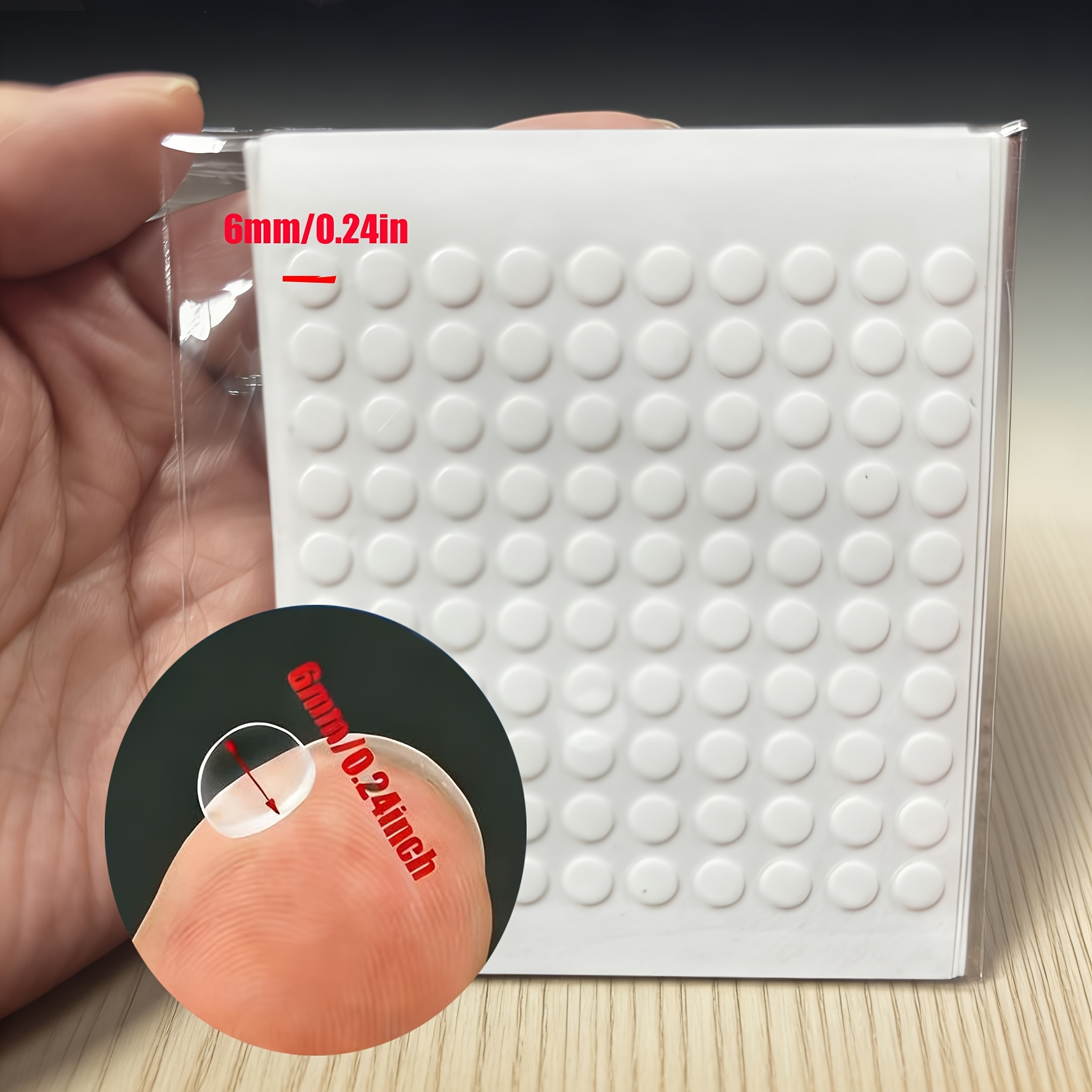 Image of 1500pcs Clear Double Sided Adhesive Dots 6mm/0.24in Removable Acrylic Sticky Tack Stickers For Balloon Craft Diy Office Supplies