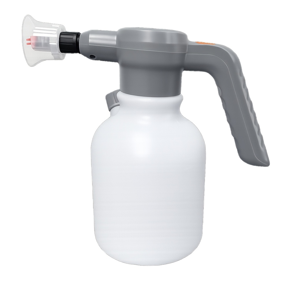 TEMU Eafc 2l Electric Foam Sprayer Self-priming Car Wash Foam Gun 75Â° Portable Foam Cannon For Garden Cleaning