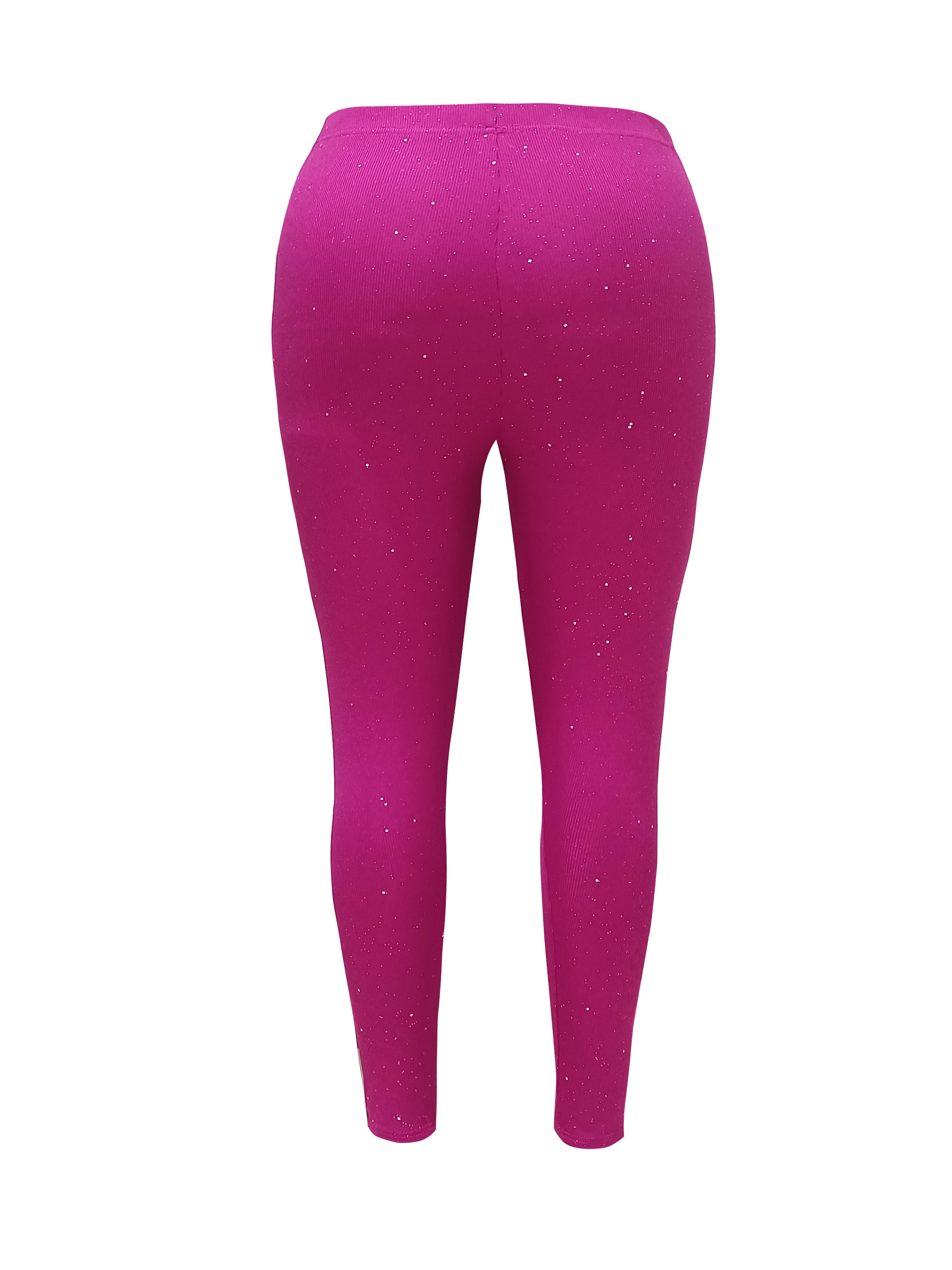 plus size womens sparkle leggings vibrant purple shimmer Temu