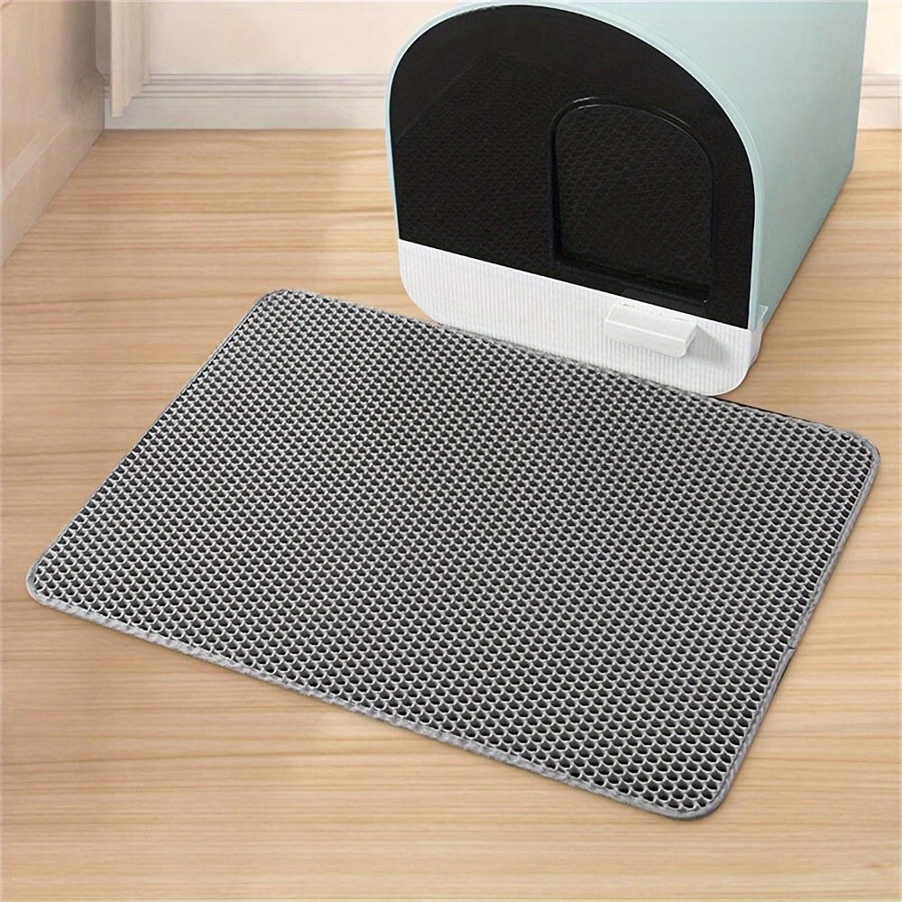 Plastic mat for under best sale litter box