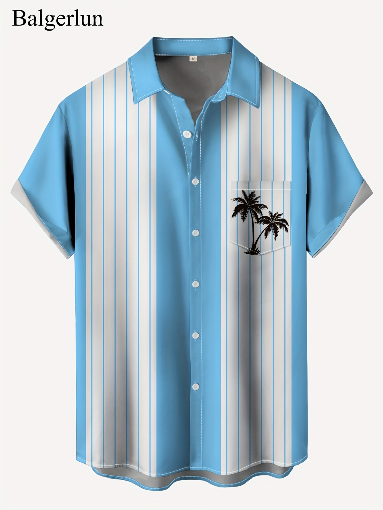 Hawaii Shirts Men's Funny Shirts Holiday Party Shirts Summer Casual Coconut Tree Printed Shirt Short Sleeve Shirt Beach Shirt Hawaiian Surf Shirt Leisure Button Down Aloha Shirts For Holiday Outdoor
