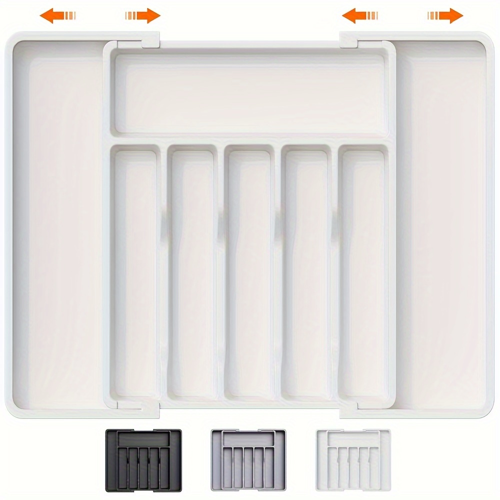 

1pc Silverware Organizer - , Bpa-free Plastic For , , Size, For , , Knives , For And Restaurant Use