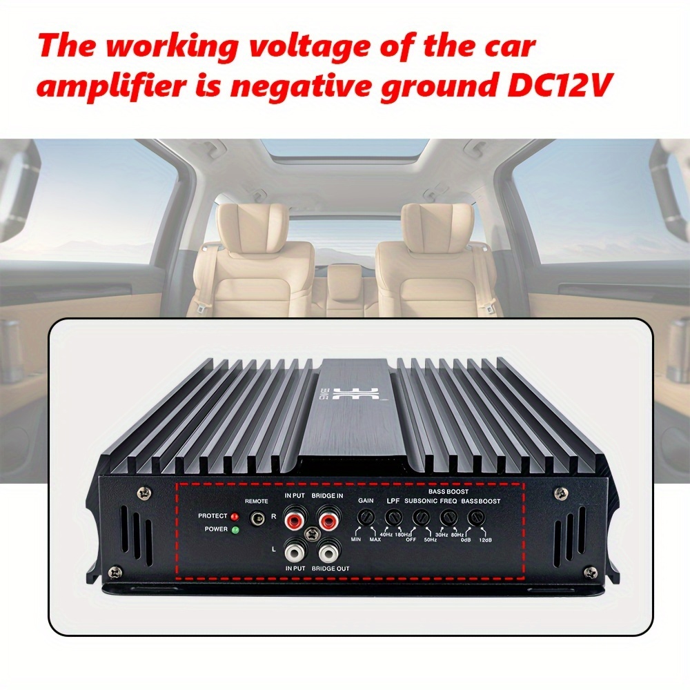 Amplificador 4 Canales Para Auto Carro 1200 Watts De Car Audio Estereo  Potencia