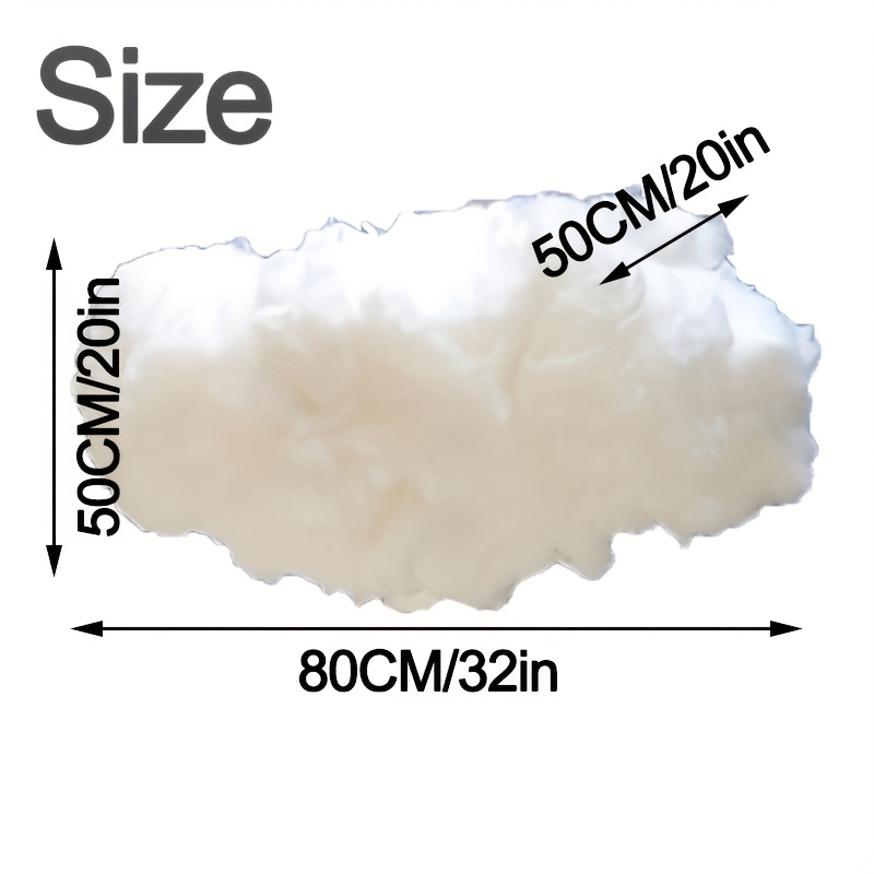 Image of 2d Flat, Photography Backdrop 1pc Artificial Clouds Set | Ins-style 3d Stereoscopic | Multiple Sizes | Ideal For Wedding Stage Backdrop, Birthday Party , Holiday Party Decor, Thanksgiving, Christmas