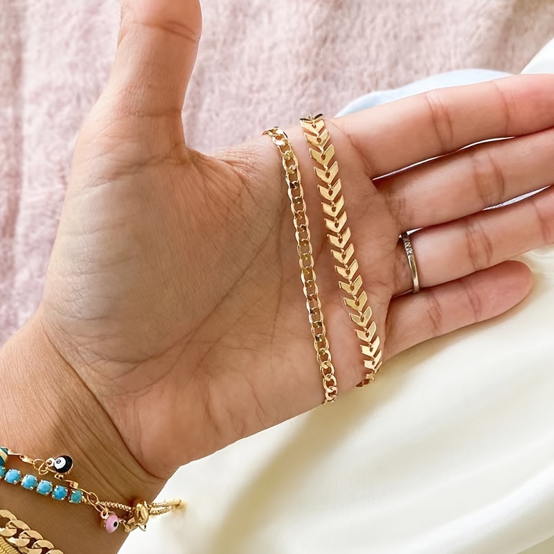 Wheat Spike Chain Beach Anklet for Women