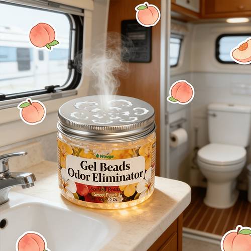 1pc 2026 new version home and car freshener long lasting indoor fragrance fruit scented gel beads very suitable for cars bedrooms bathrooms and workplaces ideal gift