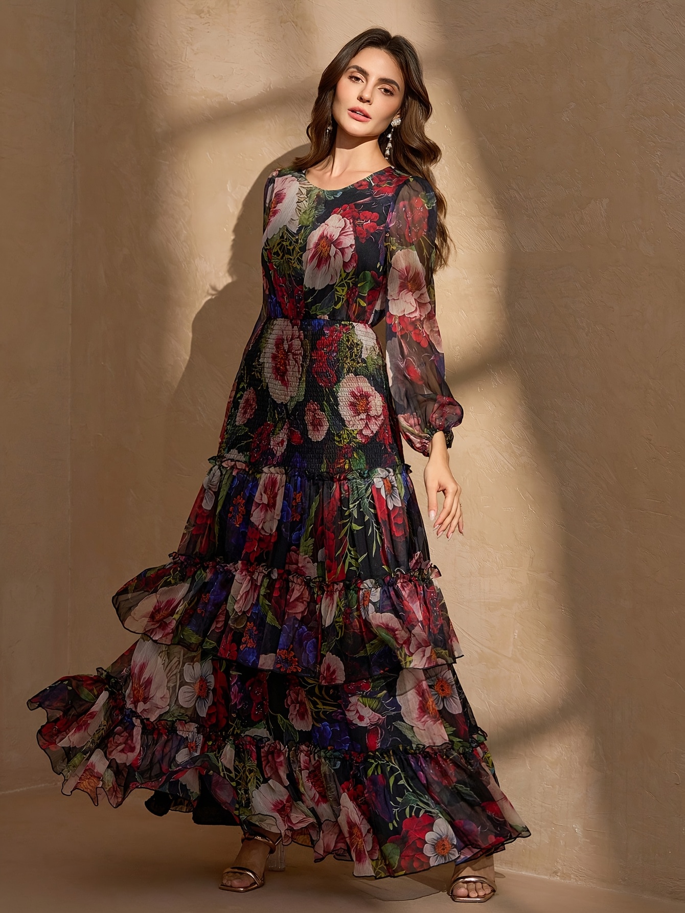 flattering empire waist dresses sold on Temu Mexico