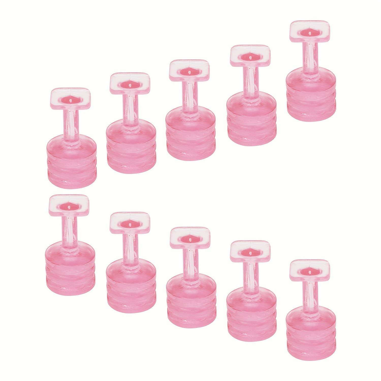 TEMU 10 Piezas de Rosa para Remover Abolladuras, Herramienta de Reparación de 9.2mm/0.36 Pulgadas con Fría y Película Adhesiva por en Autos
