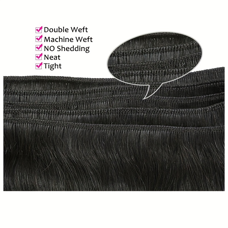   straight bundles human hair bundles 100   brazilian   straight 3 bundles for women natural   details 4