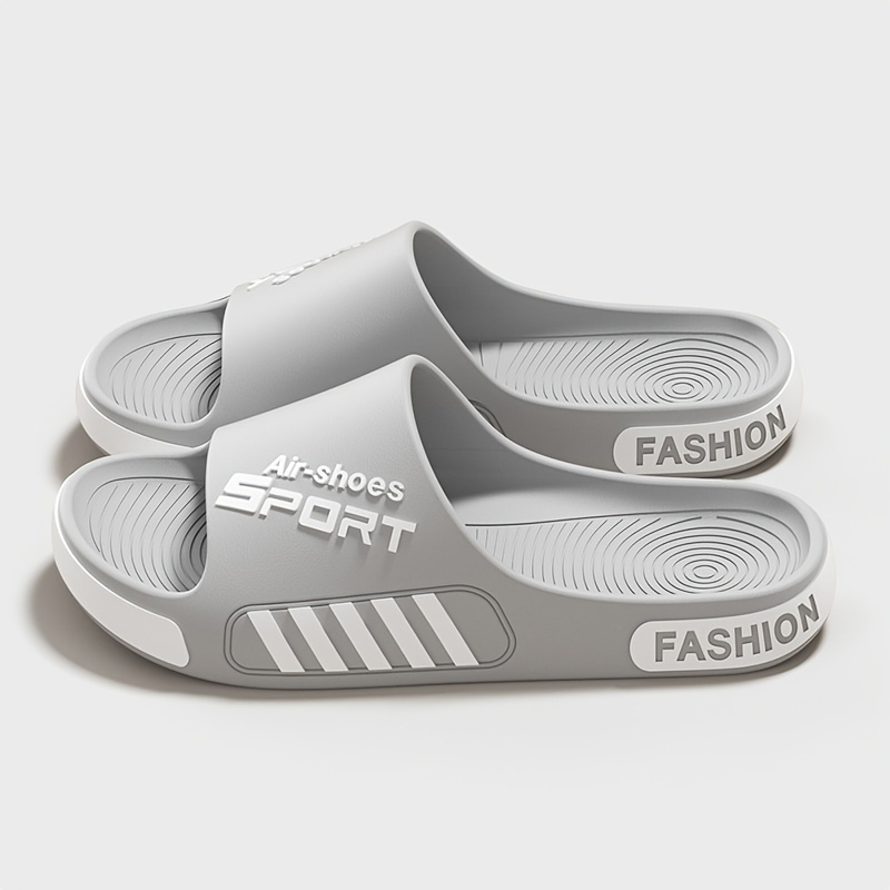 TEMU Black, White, And Gray Classic Eva Slippers New Arrival! 3 Colors, Each Showcasing Unique Charm. High-quality Eva Material, Lightweight And
