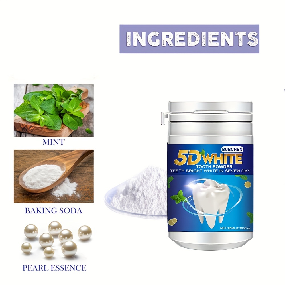 5d White Tooth Powder – Deep Cleaning Teeth - Temu