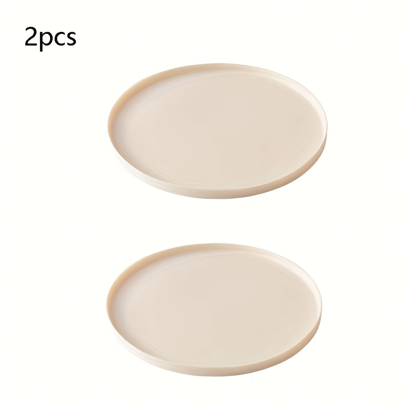 2pcs - Pet Cat Feeding Mats, Non-slip And Spill-proof Design, Round Pet Mat, Durable And Easy To Clean, Suitable For Dry And Wet Food, Ideal For Cats And Dogs, Perfect For Households