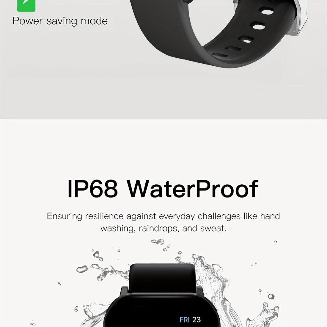 ساعة EqiEch الذكية للرجال والنساء، ساعة لياقة بدنية 5.33 سم، (الرد/إجراء مكالمة)، أوضاع تمرين متعددة، مقاومة للماء IP68، مكالمة لاسلكية، سوار ذكي بشاشة لمس، جهاز تعقب اللياقة البدنية، سوار مراقبة الصحة | ملابس عصرية يمكن ارتداؤها | ساعة بحزام سيليكون