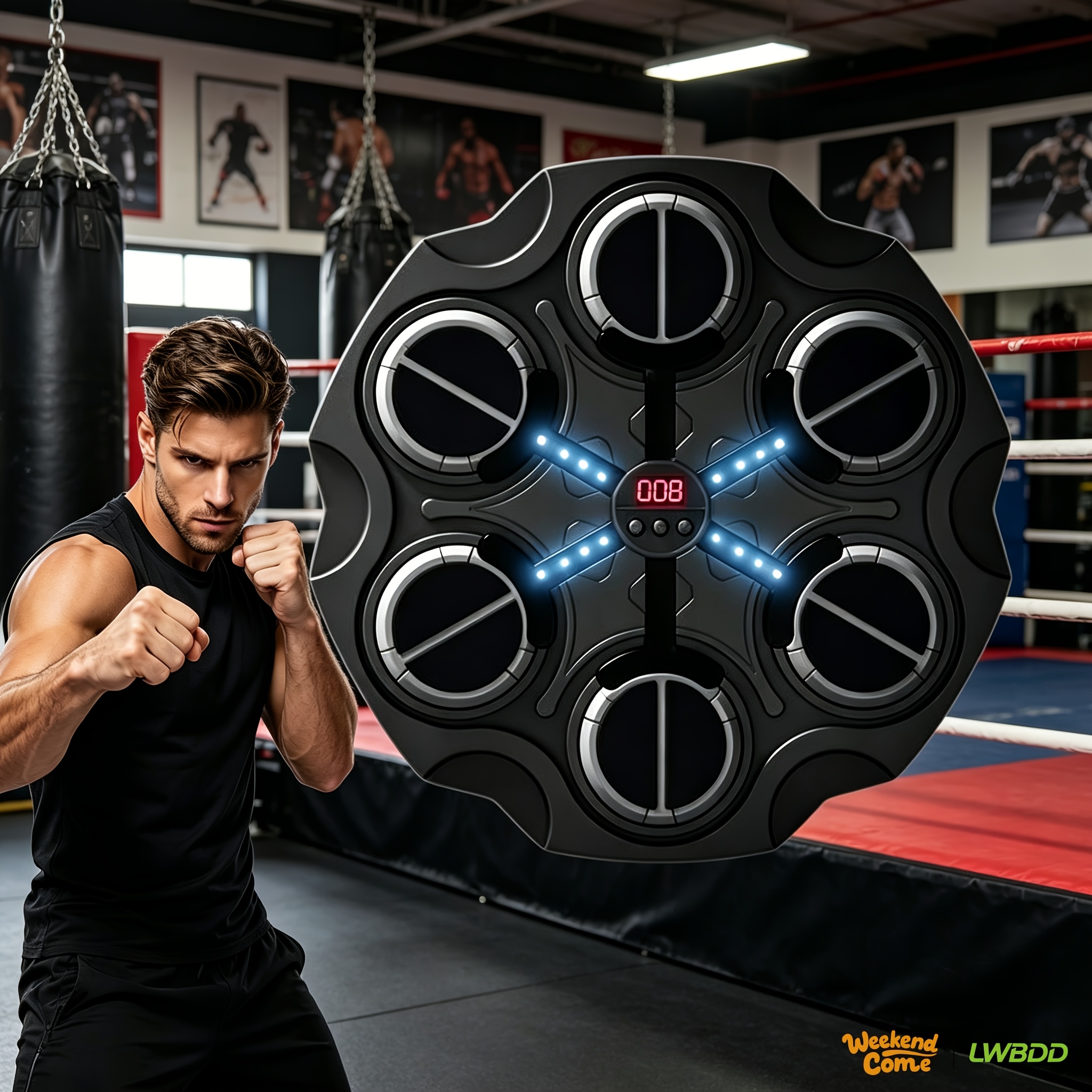 music boxing machine sold on Temu United States