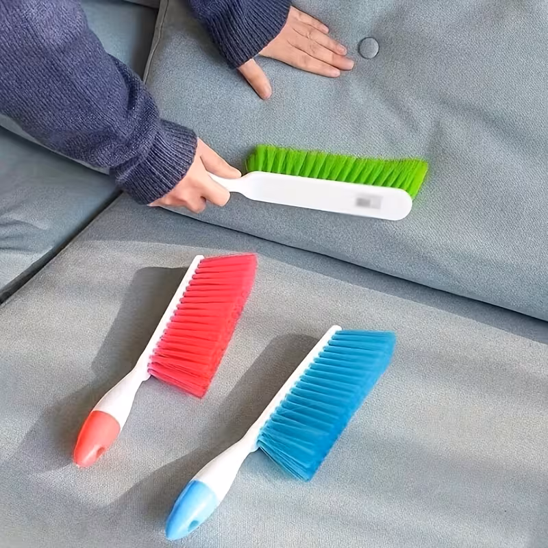 2pcs set of hot selling multi functional long handled cleaning brush dust removal brush bed brush carpet quilt sofa and bedroom cleaning brush Product details 2