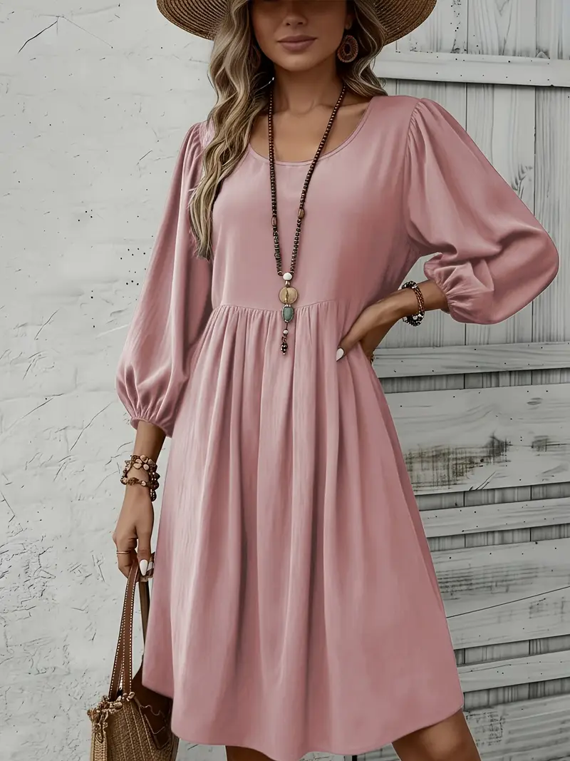 casual flowy maxi dress with sleeves Whisper Maxi Dress Olive / S