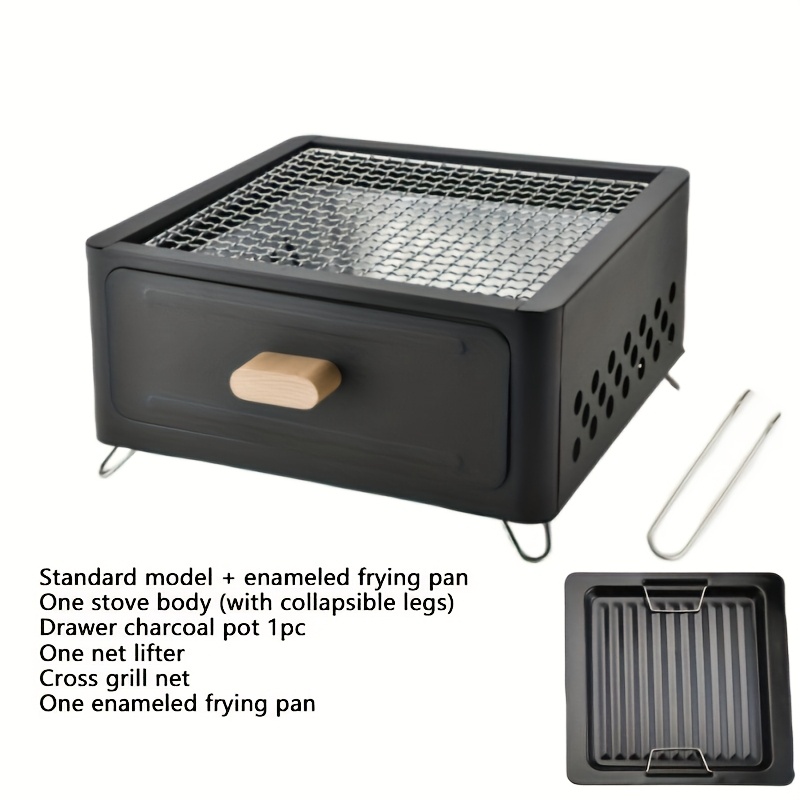 TEMU Outdoor Grills, Square Carbon Grills, Patio Grills, Portable Grills, For Outdoor Grills, Patiogrills