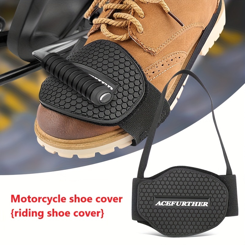 Copriscarpe Moto 2 Pezzi - Protezione Cambio Antiscivolo Per Motociclisti - Foto 5