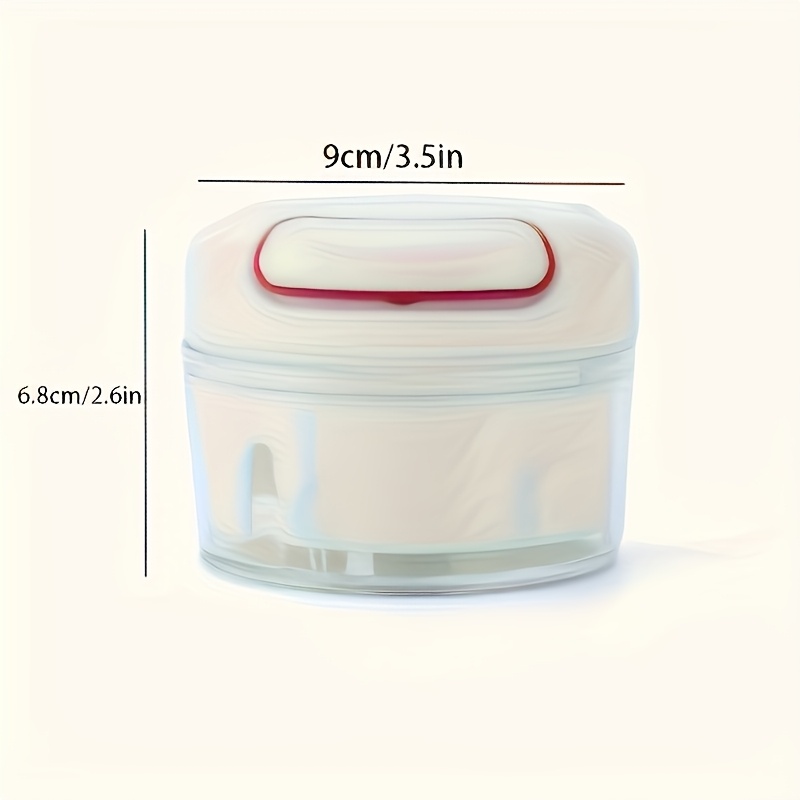 TEMU A Multifunctional Manual Food Processor - Manual Food Chopper, Kitchen Hand Processor, Slicer Suitable For Vegetable, Meat, Fruit, Nut, Garlic,