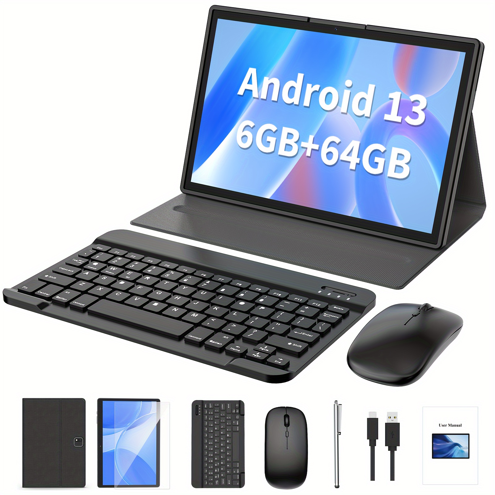 android tablet 1 tablet android 13 tablet 6gb+64gb keyboard details 1