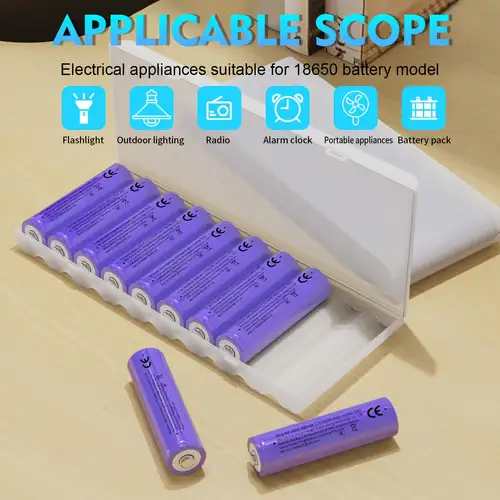 battery for small rechargeable flashlight Batteries 2600mAh 2 Pack 3.7V 9.62wh Button Top Ni-MH, LED Flashlight, Headlamps, Doorbells, RC Cars, Solar Lights, Remote Controls, Mini Fans : Toys & Games You will receive a random color Mini LED Flashlights (Batteries Included)