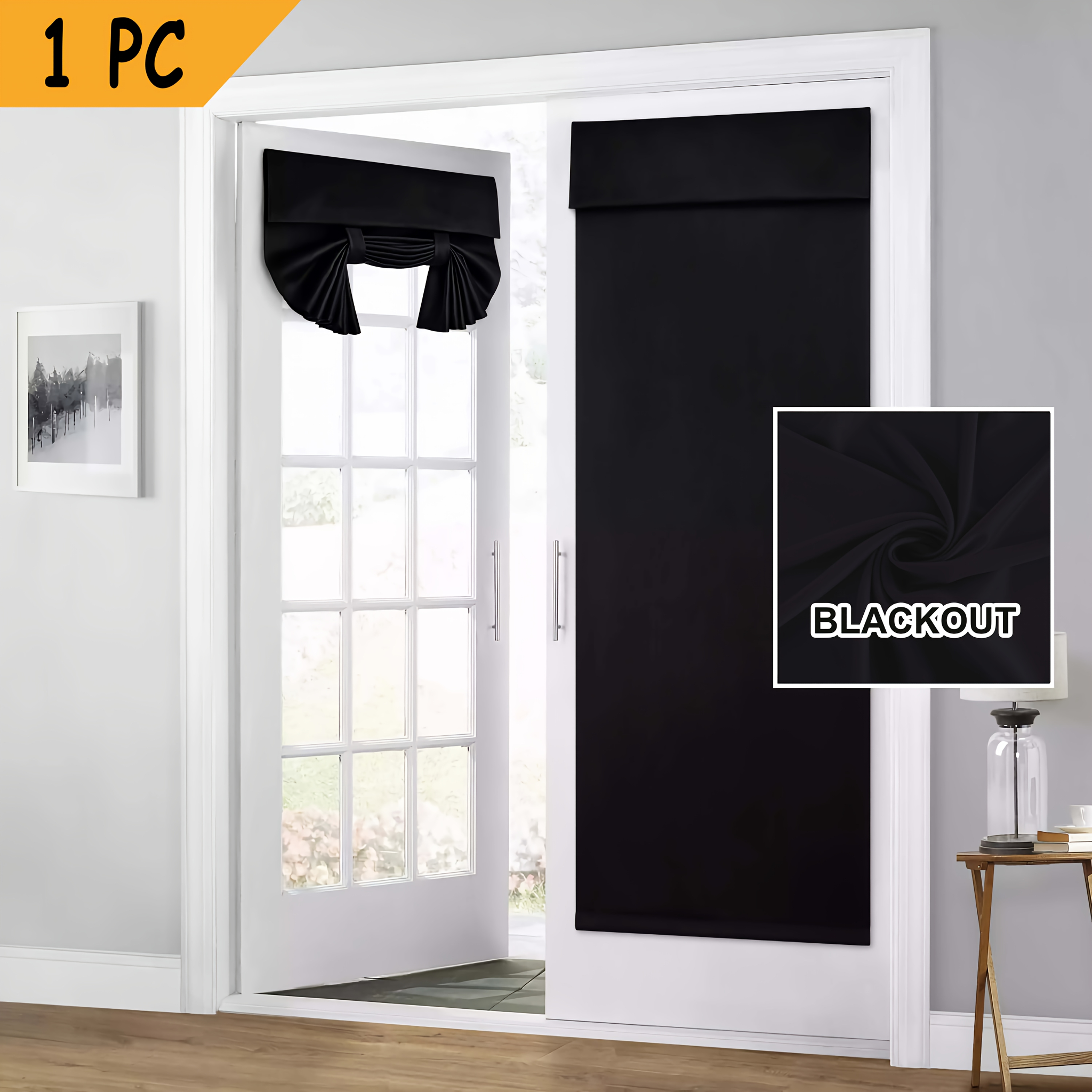 TEMU [Rideau de porte 2D] Rideau de porte occultant, Rideau de fenêtre d'intimité pour fenêtres, Rideaux occultants pour chambres, Rideaux isolants
