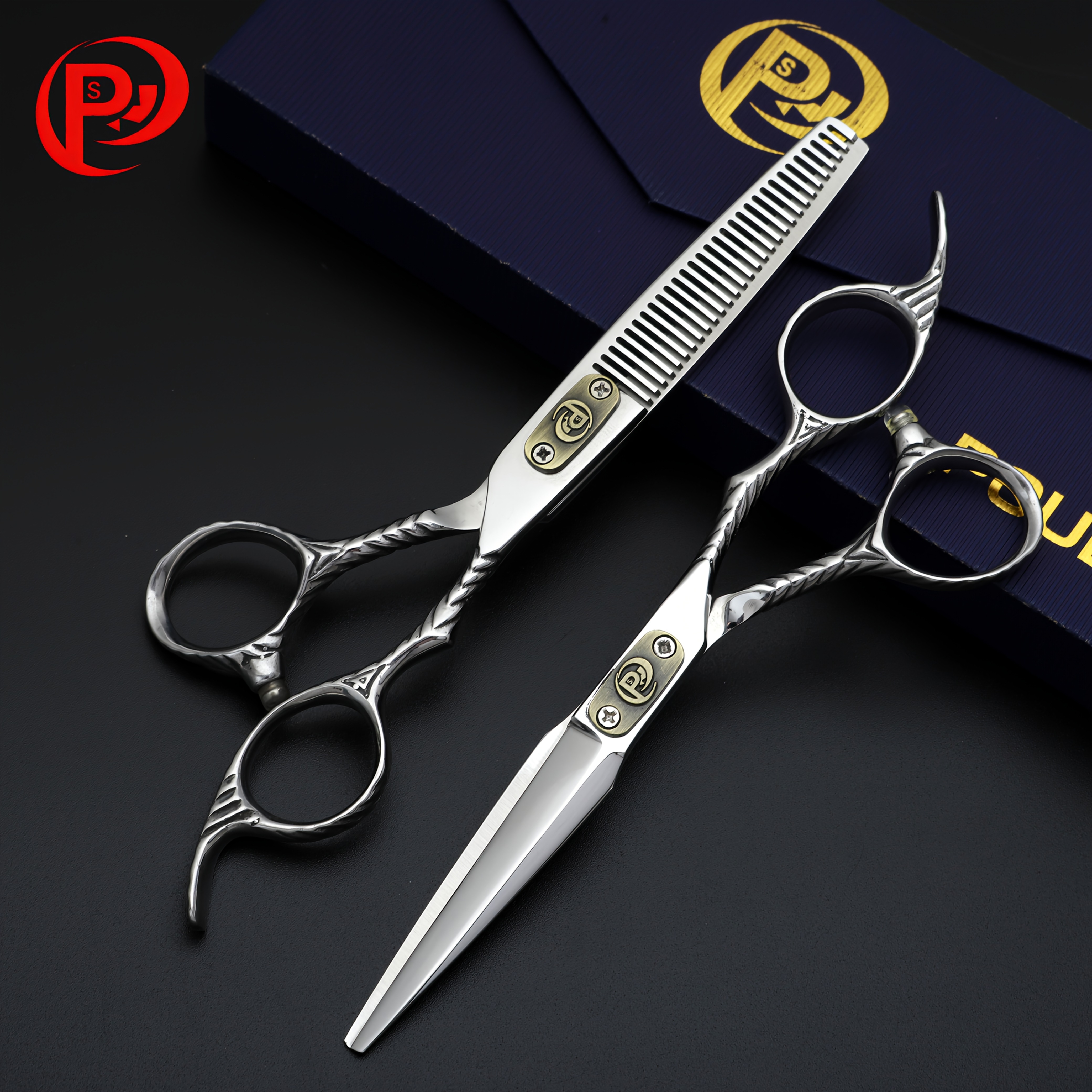 POULOS Advanced Professional Hair Scissors with Nano-Level Sharpness