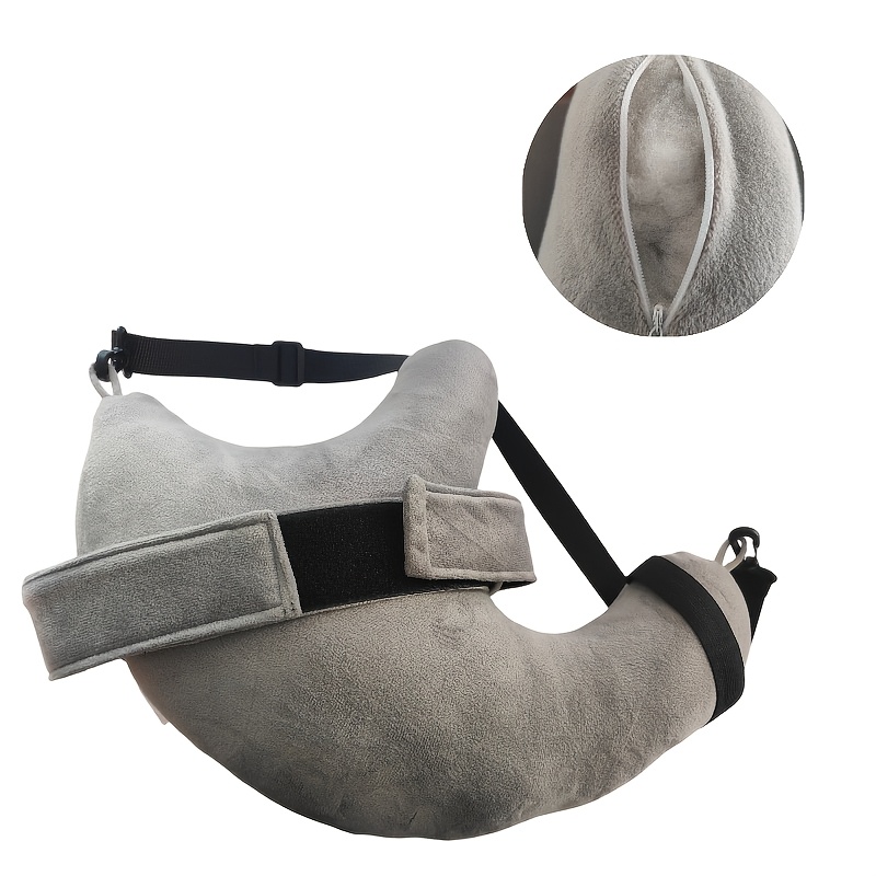 TEMU Rotator Cuff Pillow With Straps - Side Sleeper Shoulder Surgery Pillow, Arm Support Cushion For During Rotator Cuff Injury And Post-op, Equipped