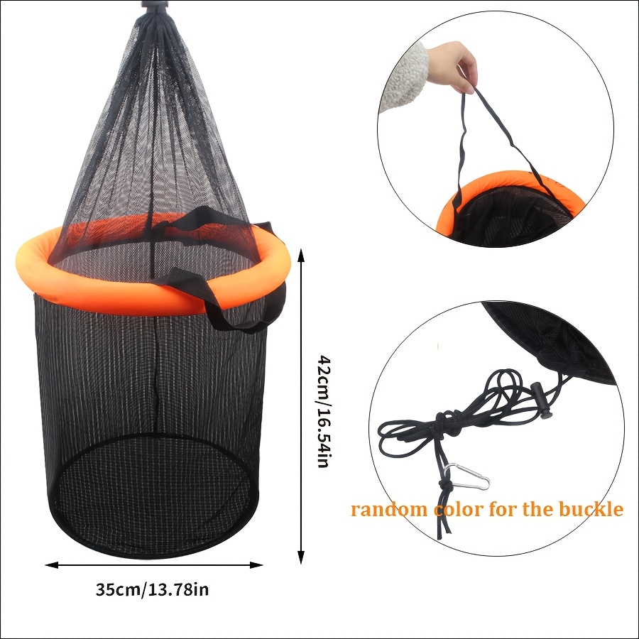 Floating Fish Basket, Thickened Portable Large-capacity Fish Basket, Wear-resistant Mesh Bag, New Style Fish Basket Bag