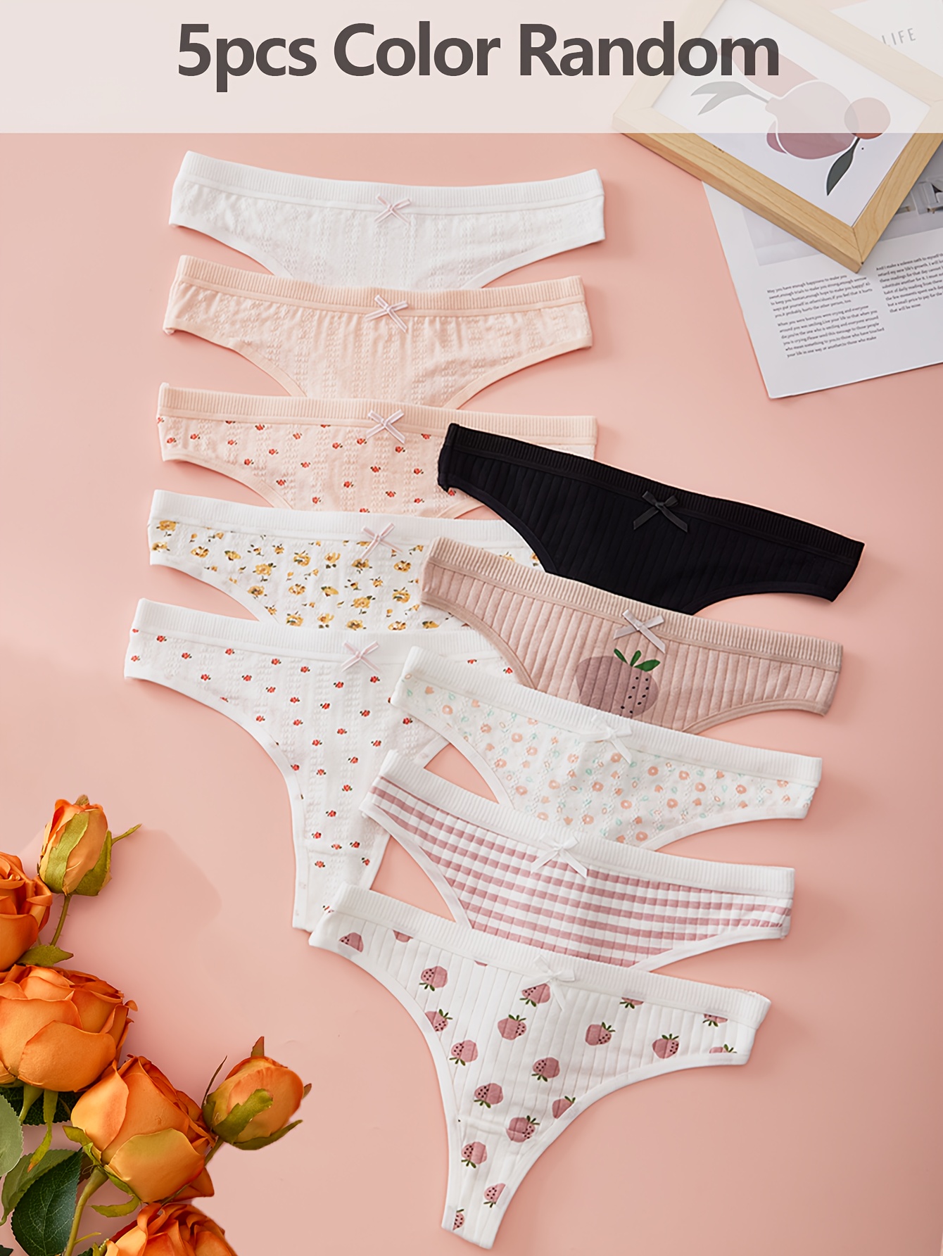 womens cotton underwear sold on Temu Australia
