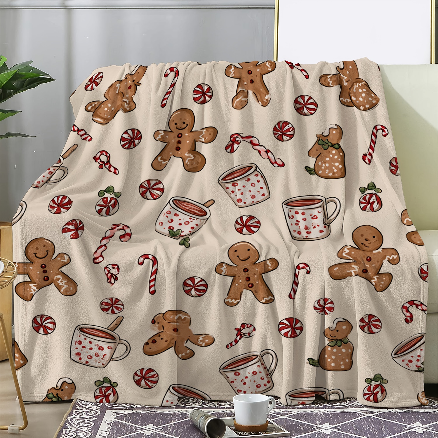 julgransgubbe filt ultra flanell filt för - Temu Sweden