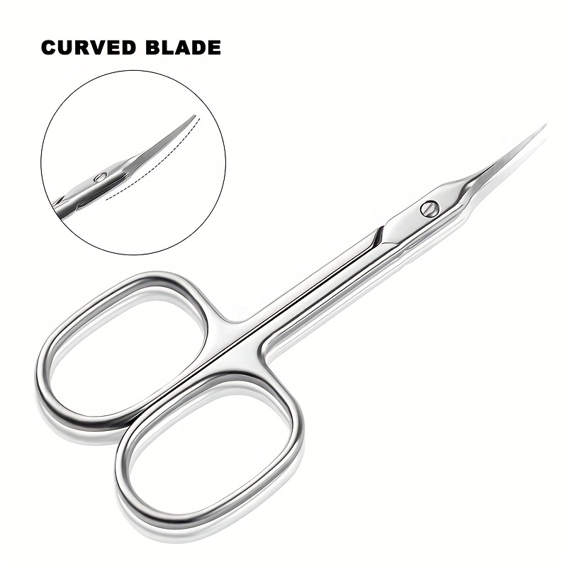 Dead Skin Remover, Nail Clipper Trimmer Tool, Stainless Steel Pedicure Curved Scissors, For Trimming Nails And Eyebrows, Removing Dead Skin And