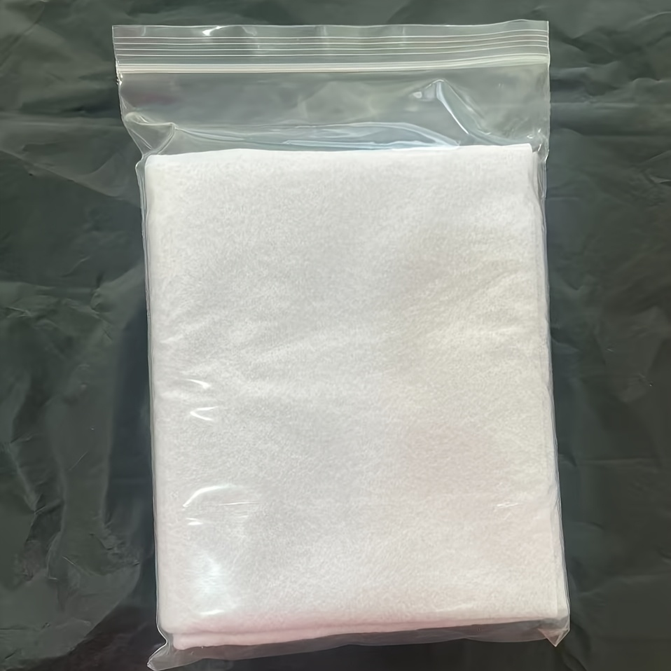 TEMU Entoilage thermocollant à pois blancs simple face, rembourrage de fixation thermique pour sacs à main, porte-monnaie et de couture DIY