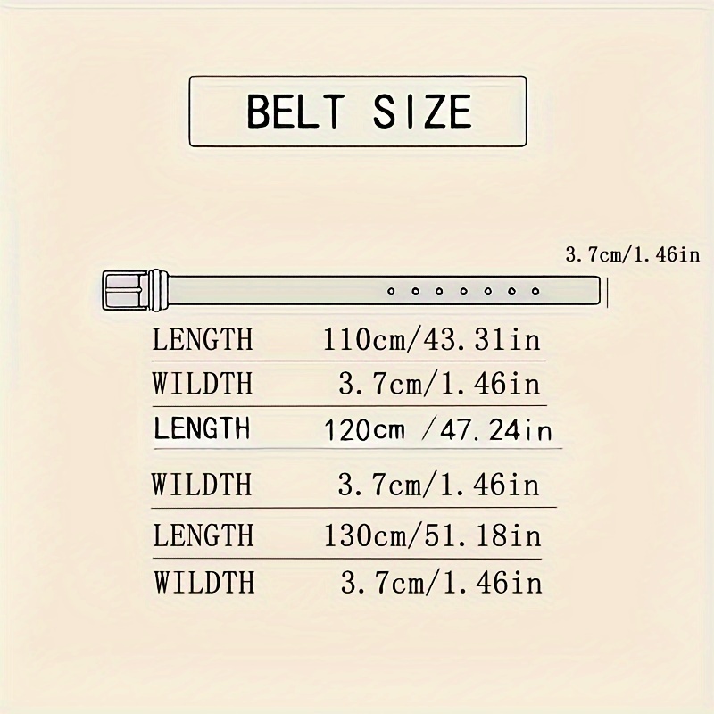 Smooth Automatic Buckle Belt for Men