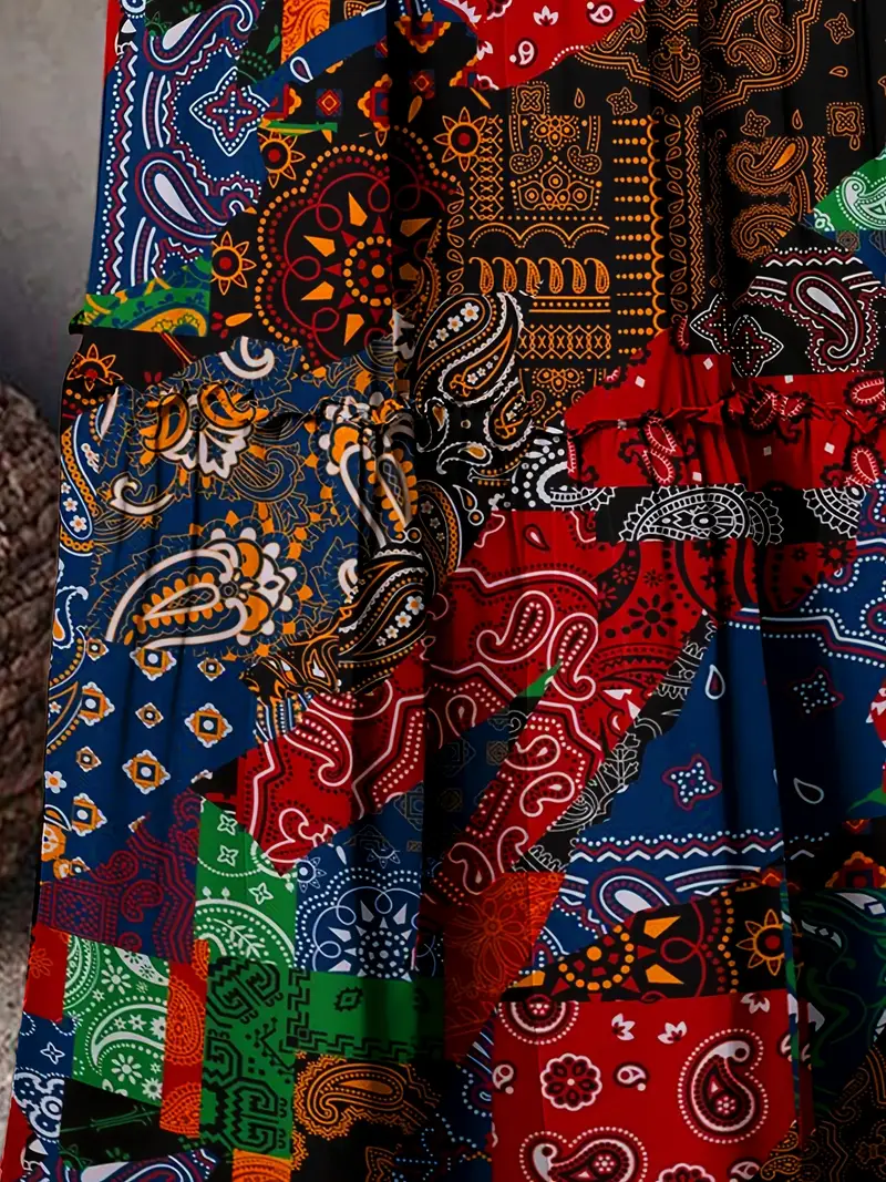 summer beach dresses 2024 Wycnly Summer Sundresses for Women, Beach Empire Waist, Flowy Midi, V-Neck Leaves Print, Casual Orange Dress