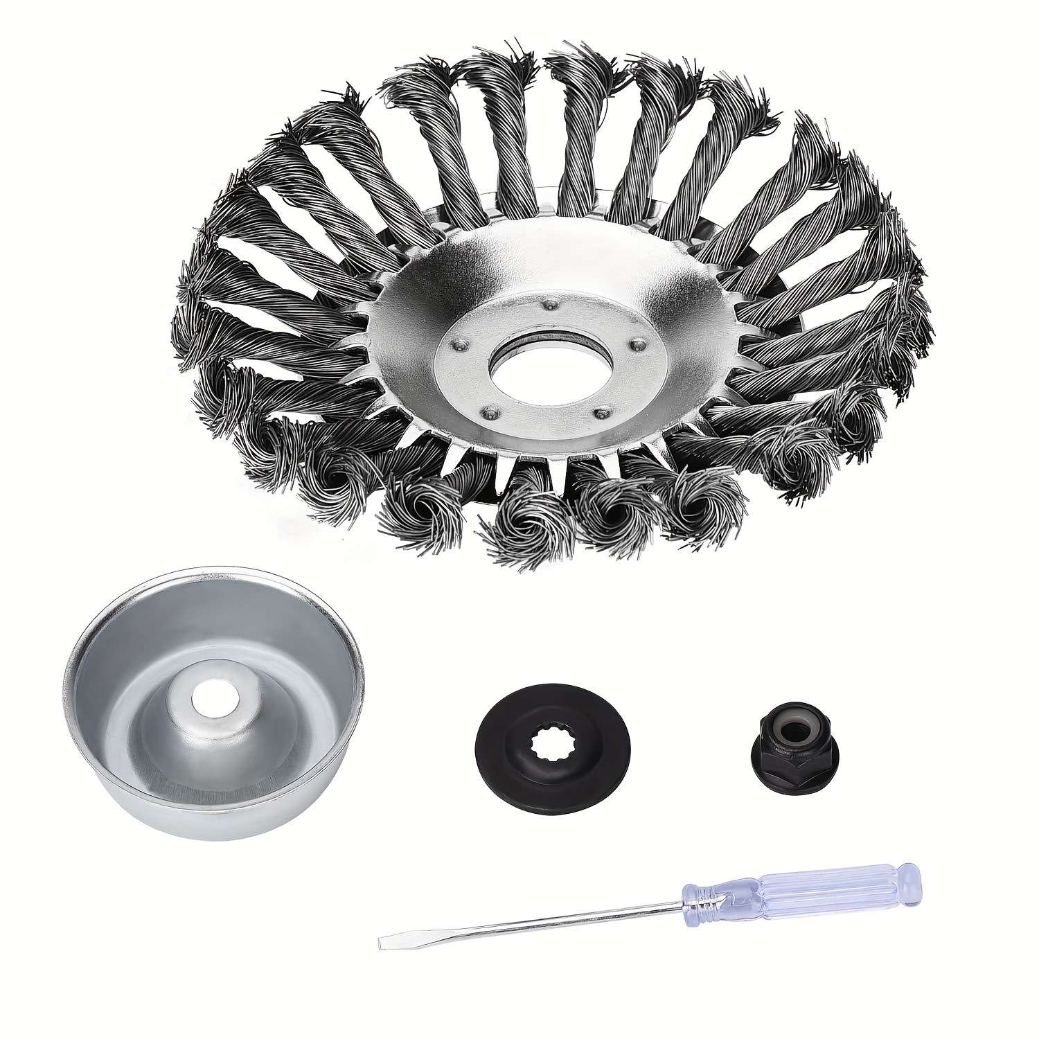 Twisted Knot Wire Brush Cutter Head Adapters Kit String Temu