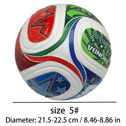 league level training soccer ball unisex classic standard size 5 halloween or new years gifts made of high quality pu material with seamless heat