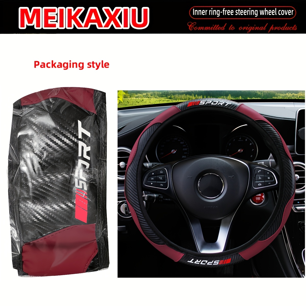Elastic Car Steering Wheel Cover