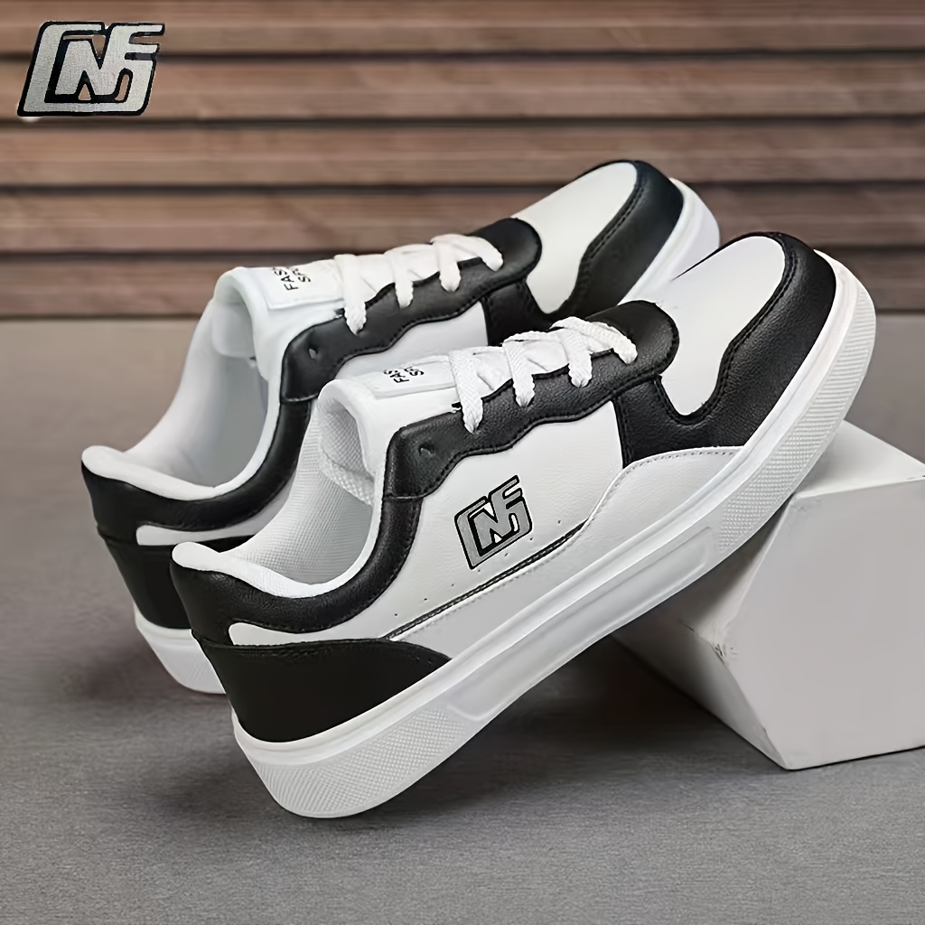 flash   mens casual sports shoes spring autumn low price promotion classic mens skate shoes spring special mens tennis shoes pu upper lightweight eva cushioned soft sole suitable for casual sports walking travel  