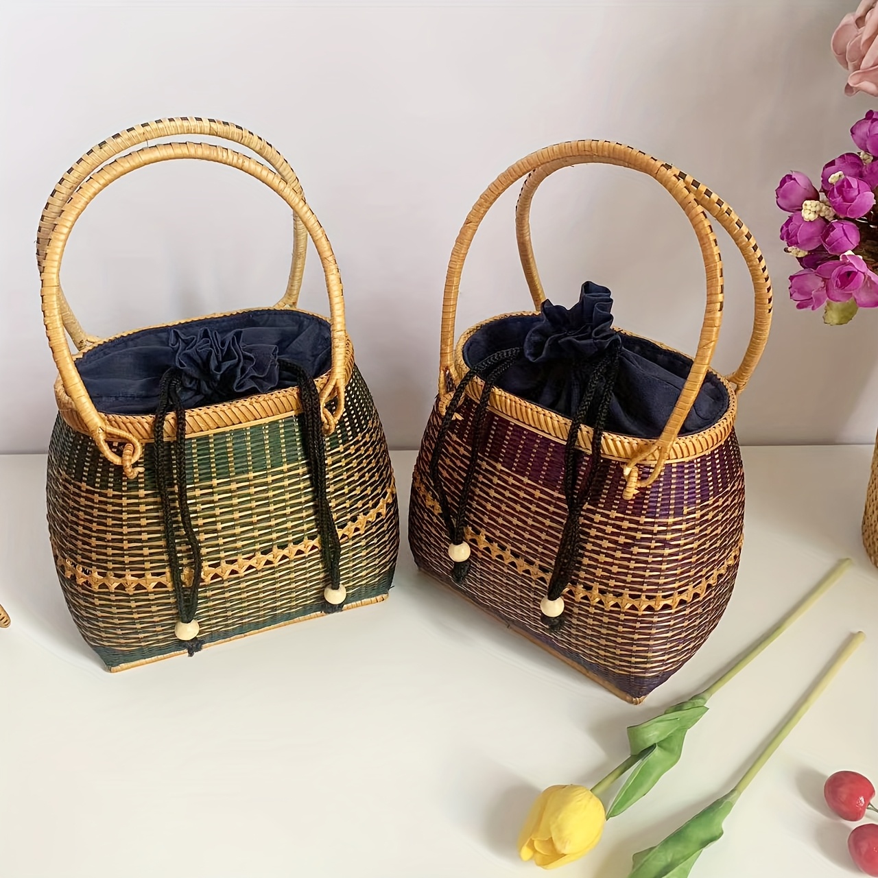 Rattan Handbag