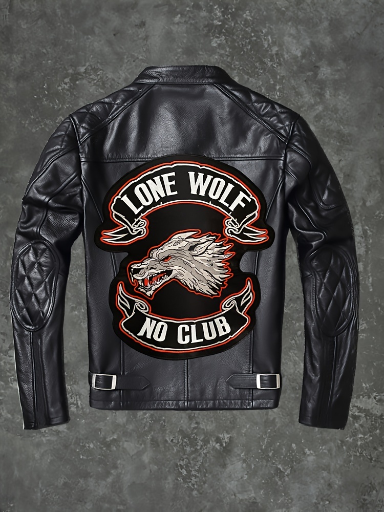 Patch Bordado Jaqueta Jeans Moto Pieza 35x31 Pulgadas Parche